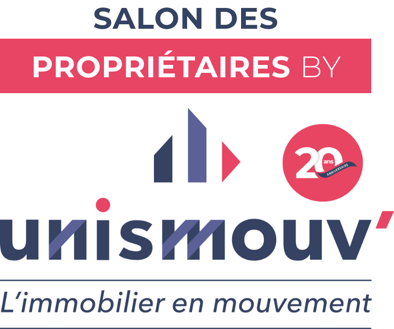 logo du salon de la copropriété unismouv' l'immobilier en mouvement le 6 février 2024 au couvent des jacobins de rennes